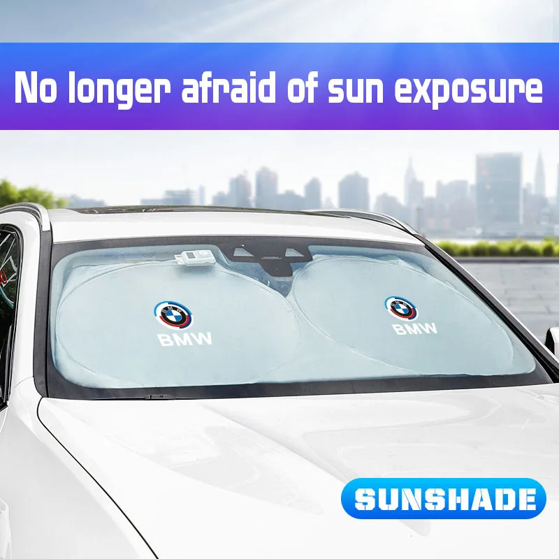 Car Windshield Sun Shade Visor UV Protection Shield For BMW X1 X2 X3 X5 X4 X6 X7 G30 G20 G32 G11 G12 F40 F30 F20 F10 F34 G01 G02