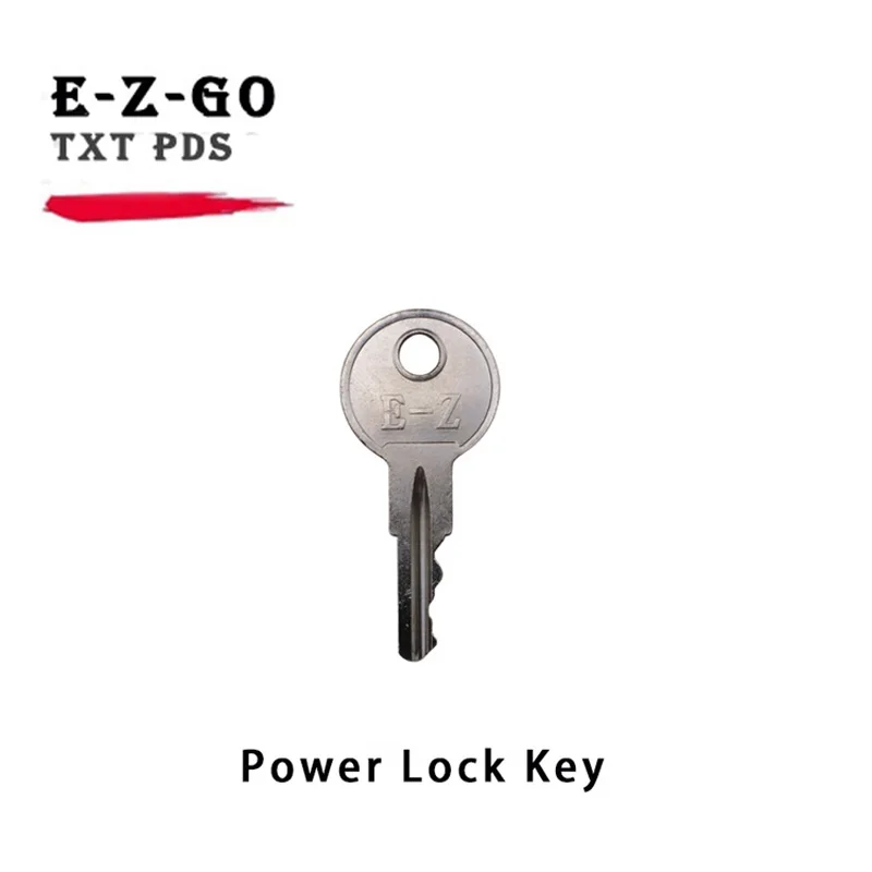 E-Z-GO golf cart power lock keys TXT PDS style ignition key starting switch  issuing vehicle Keys turn the key 17063-G1