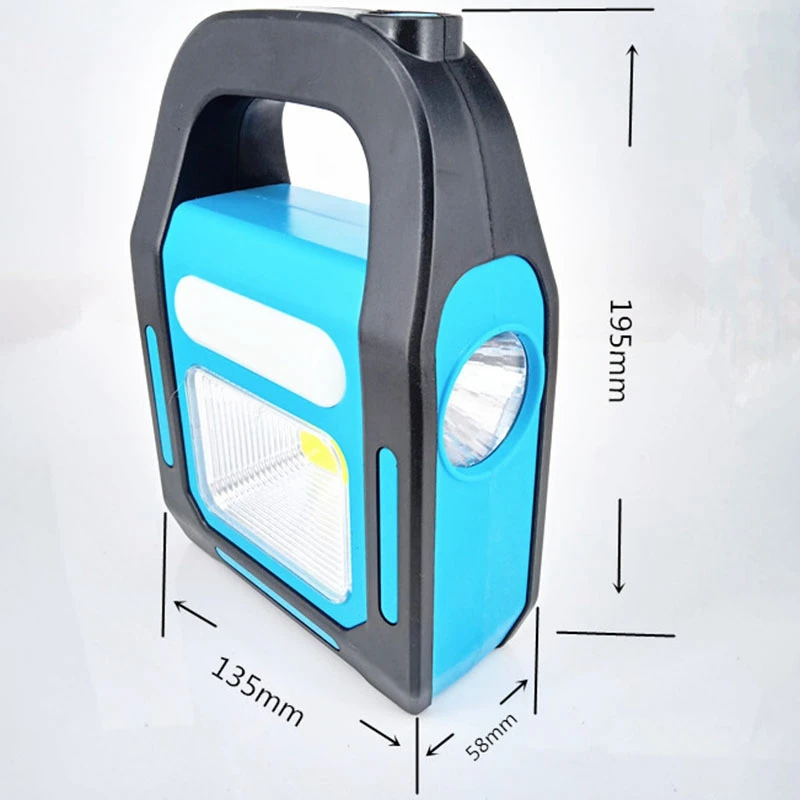 A34R 3 In 1 Solar USB Rechargeable COB LED Camping Lantern, Charging For Device, Waterproof Emergency Flashlight LED Light