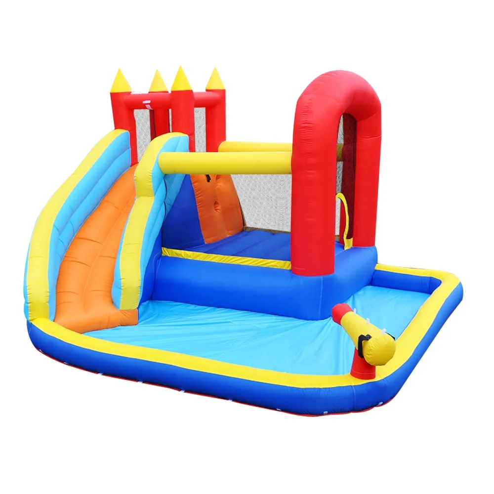 

Outdoor party game water slide jumper jumping castle bounce house kids inflatable bodyguard water slide