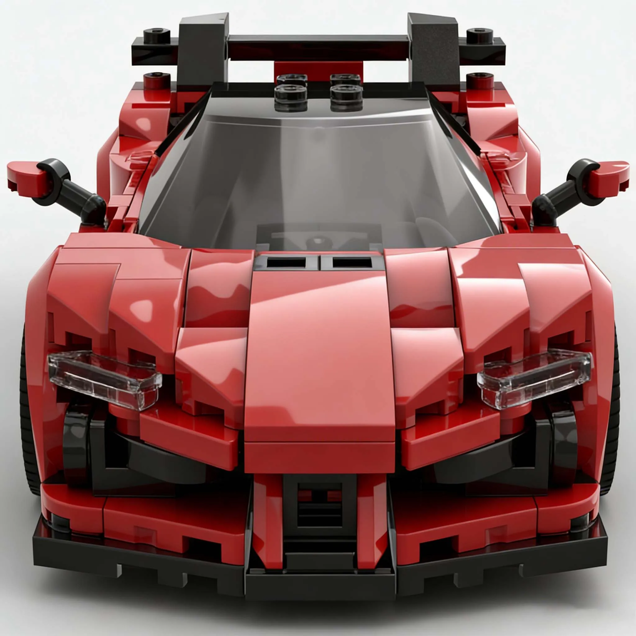 358 PCS Speedy Sports Car 77254 Headlight Fix + Mods MOC Customize Modular Building Block Technology DIY Boys Holiday Toy Gifts