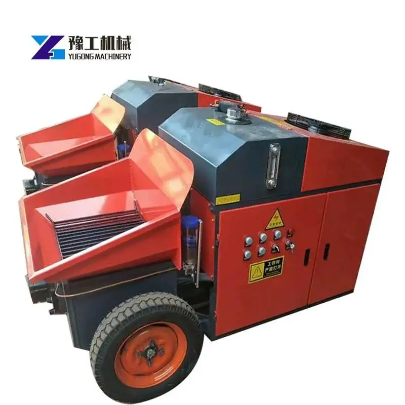 YG Small electric diesel concrete pump hydraulic concrete pouring pump