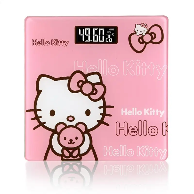 

Hello Kitty Electronic Scale Kawaii Household Precise Electronic Health Cartoon Weight Measure Cute Aldult Girl Birthday Gift