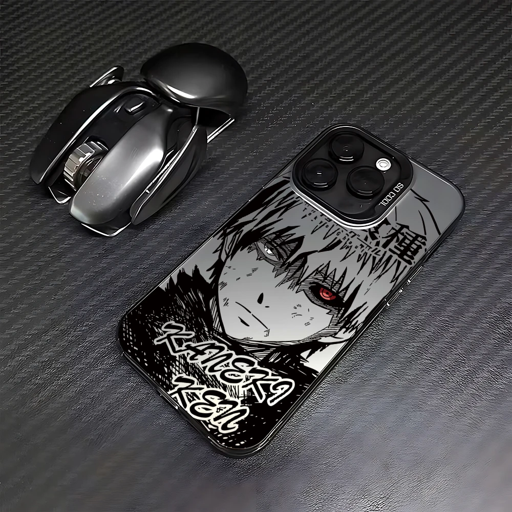 Anime T-Tokyo Ghouls Handyhülle für iPhone 17 16e 16 15 14 13 12 11 mini Pro Max X XR XSMAX Air Plus Sturzsichere Matte Rückseite