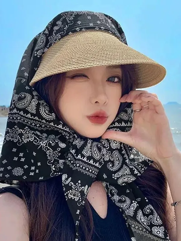 women's-sun-protection-hat-neck-protector-large-brim-headscarf-summer-travel-wide-brim-hat-upf50-floral-straw-hat