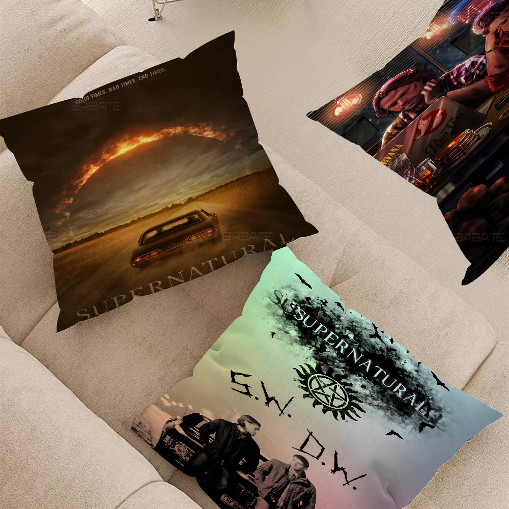 

Tv Show Supernatural Pillow Gifts Home Office Furnishings Bedroom Sofa Car Cushion Cover Case 45x45cm