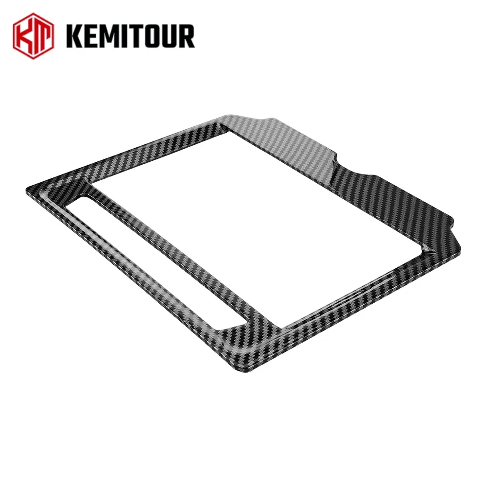 

Central Control Navigation Screen Trim Carbon Fiber Pattern Panel Frame Cover Compatible with Polaris Slingshot 2020-2024