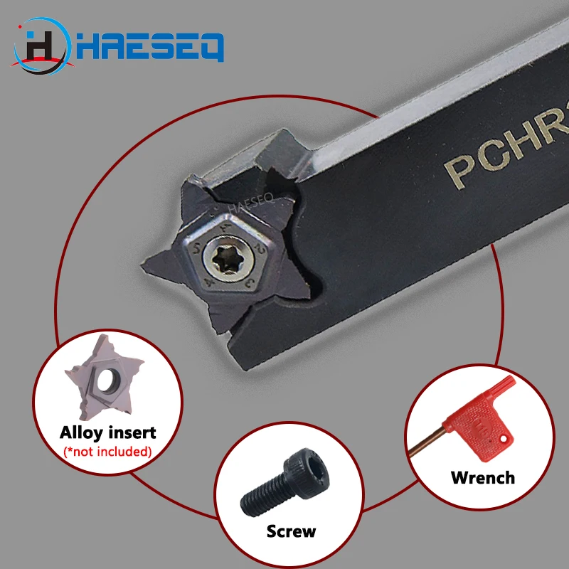 PCHR PCHR12 PCHR16 PCHR20 PCHR25 CNC Lathe Turning Tool Holder 12 16 20 25 mm External Metal Lathe Groove Cutting Tool Bar