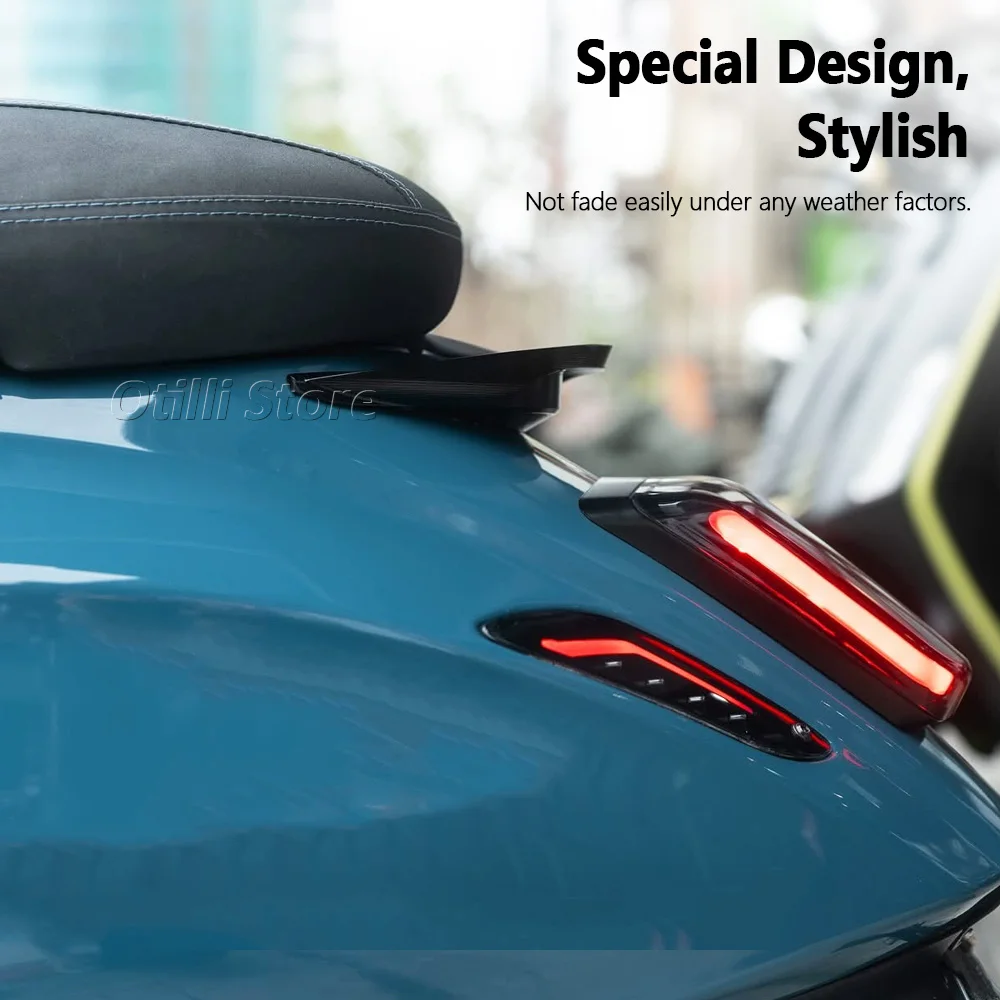 For Vespa Sprint150 Sprint Primavera 150 Motorcycle Accessories Parts CNC aluminium Ducktail Rear Grab Carrier Cover
