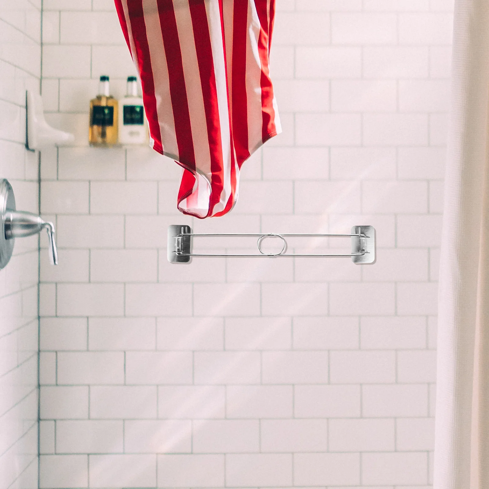 

2Pcs Stainless Steel Storage Rods Organizer Shower Corner Bar Rv Bathroom Storage Trailer Accessories for Camper