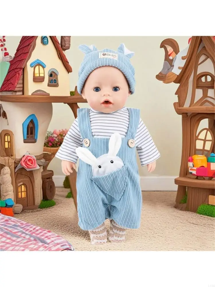 

18inch Doll Winter Autumn Clothes Fashion Outfit Collection Doll Dressingup Clothing For 43cm Doll Display Activity L8RB