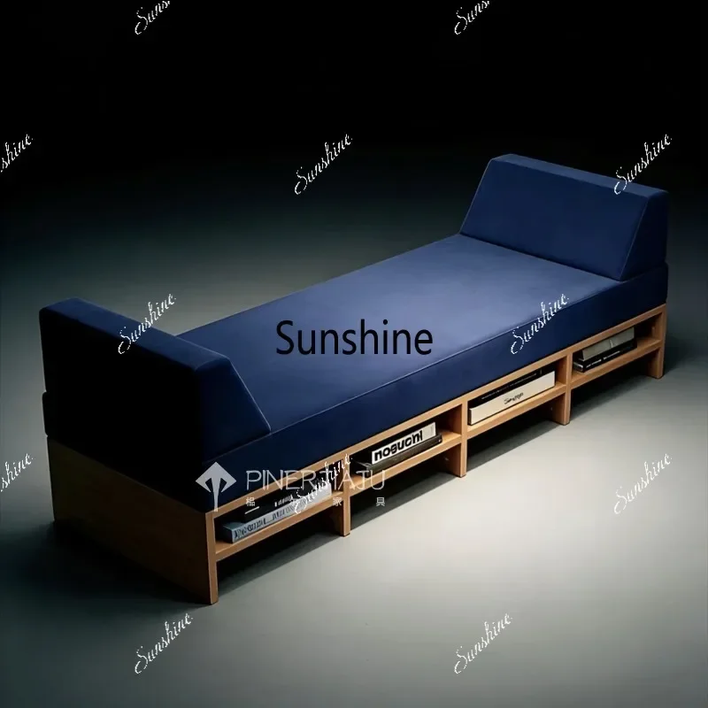 Storage Sofa Stool Hotel Clubhouse Study Room Open Book and Newspaper StoolTJ