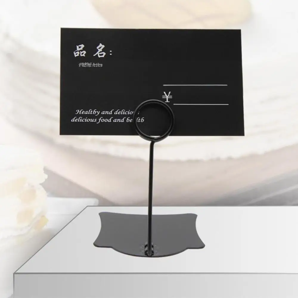 Multifunctional Metal Material Metal Pop Clip Display Stand Multi-Purpose Price Tag Holder Sign Holder Photo Clamp Restaurant