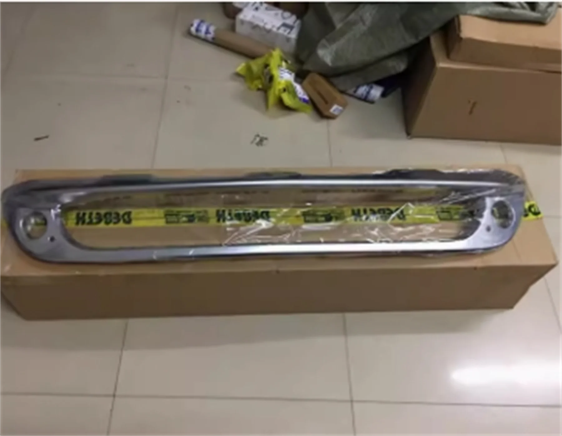 Car Front bumper chin Lip Chrome bright strip for Mercedes Benz W156 GLA180 200 GLA220