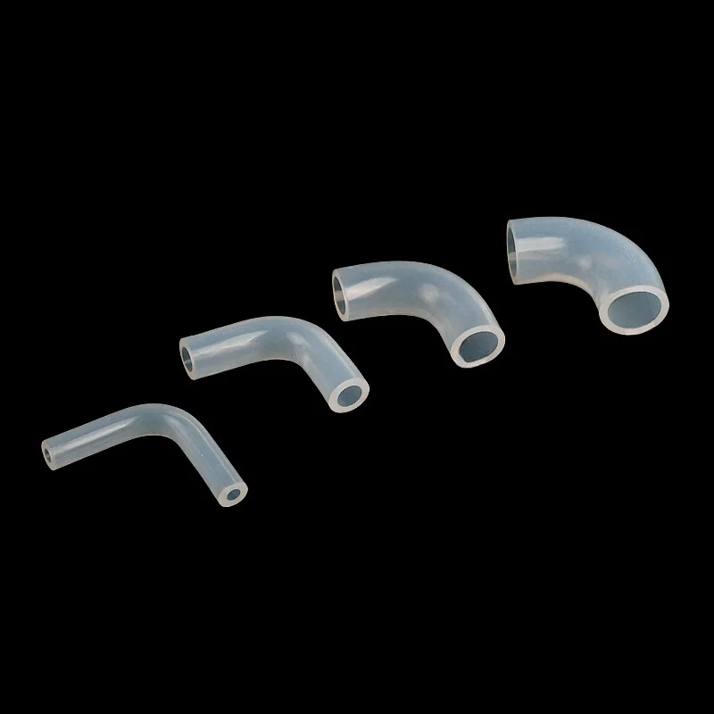 1~5PCS Silicone Flexible Joints Hard Pipe Reducing Direct Elbow Soft Fittings Elastic Right Angle Joints Hose Water Connector