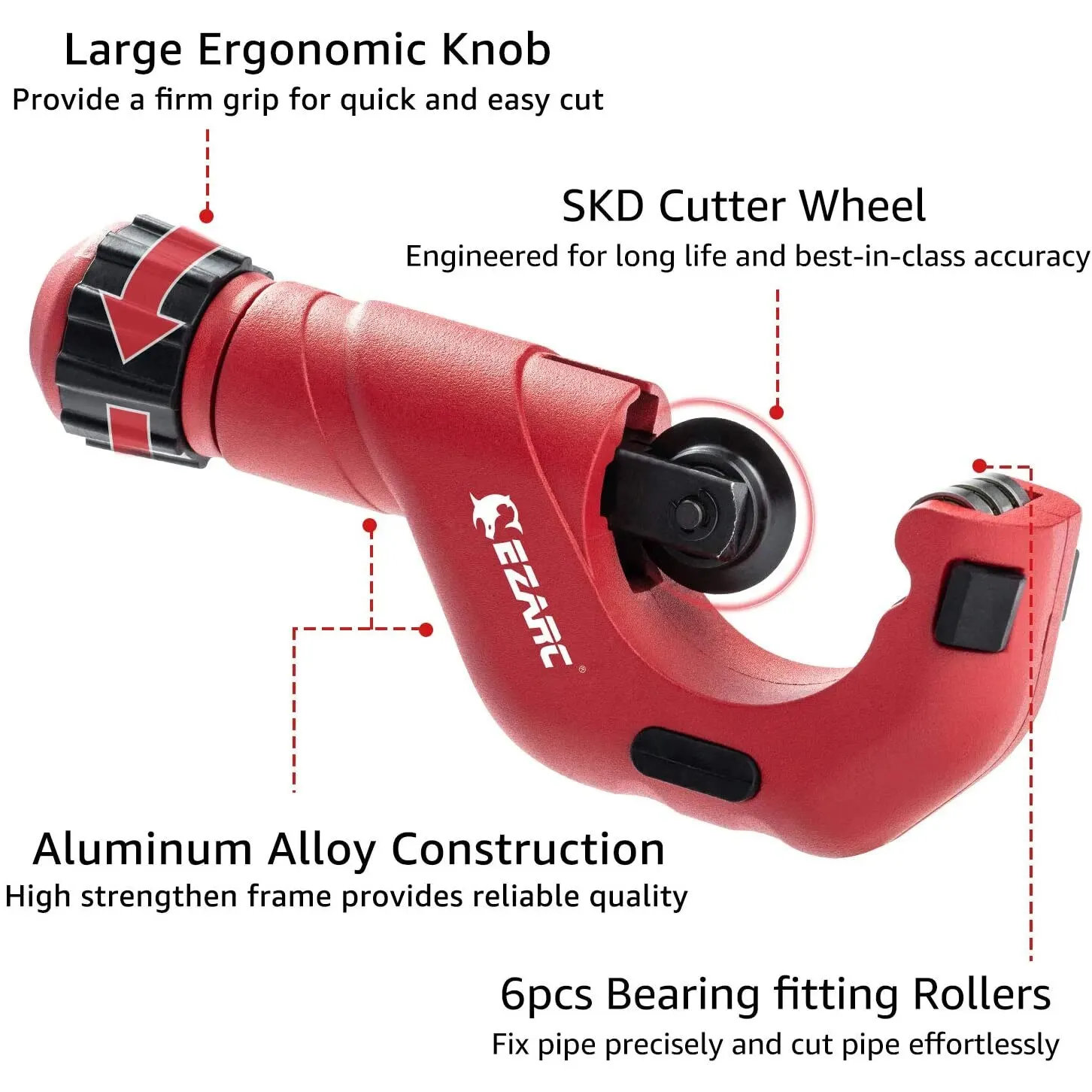 EZARC 2PCS Pipe Cutter Tubing Cutter with Mini Tube Cutter Up to 2\