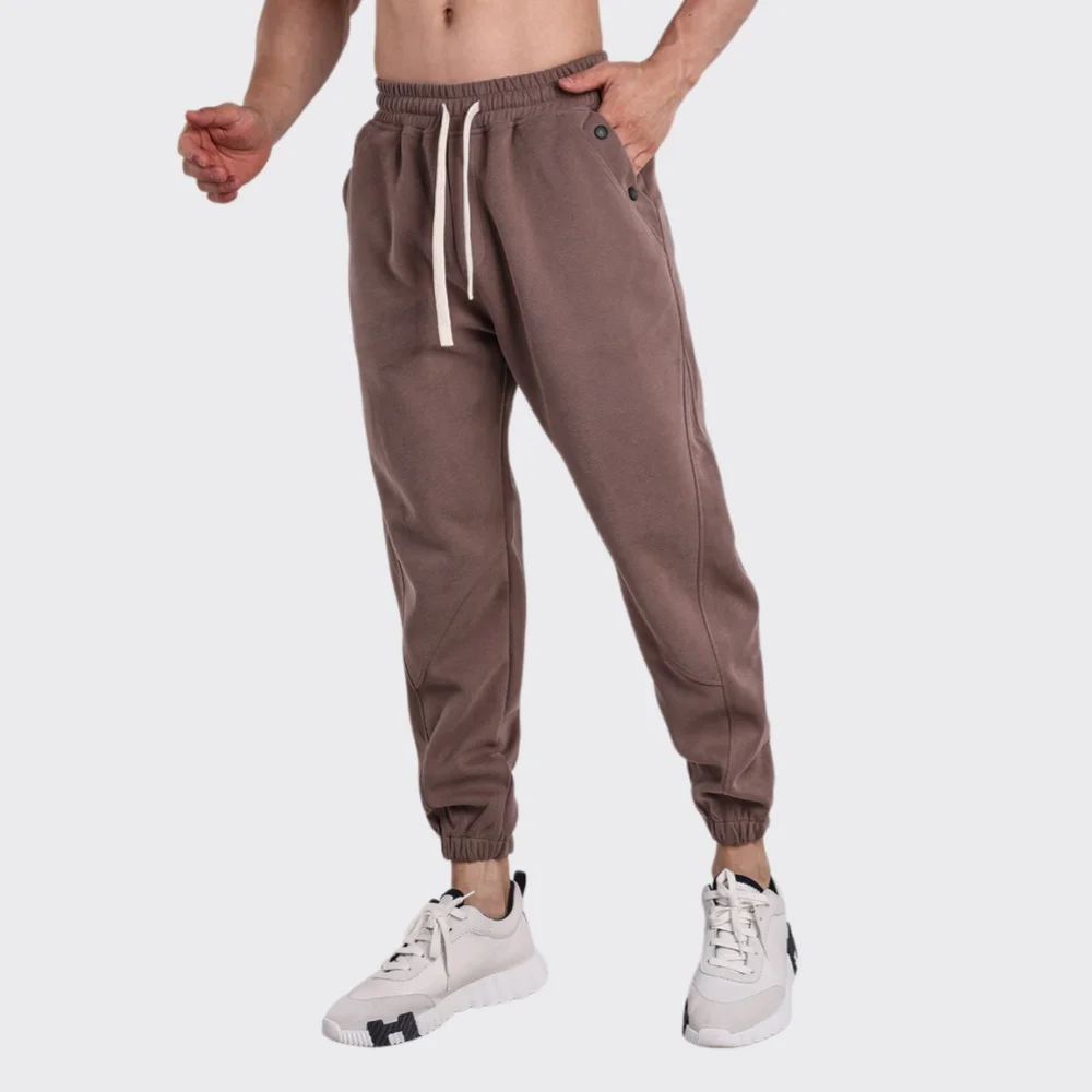 Men's Quick Dry Jogging Pants Gym Casual Trousers With Pockets Breathable Fitness Workout Joggers Athletic Running Pants Outdoor