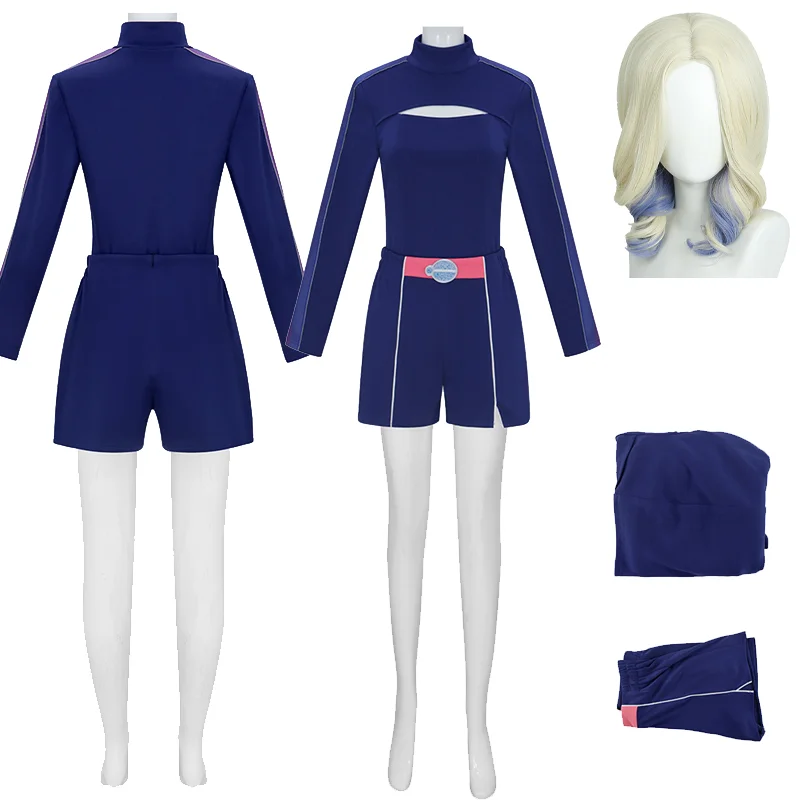 

New Zombies 4 Addison Dawn of the Vampires Cosplay Costume Top Shorts Wig Sports Suit Clothes Halloween Uniform Carnival Outfits