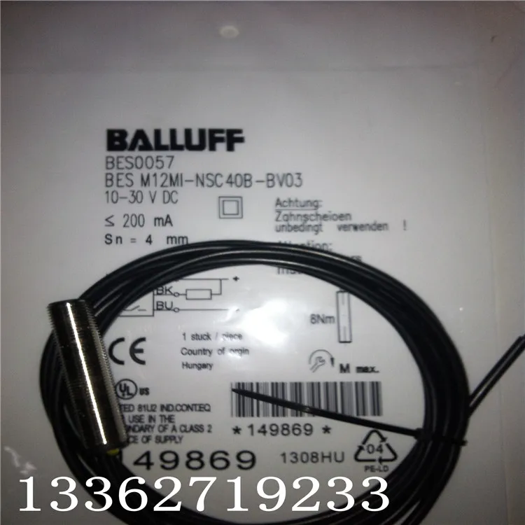 

BES M12M1-NSC40B-BV03 Датчик приближения, новый, высокое качество