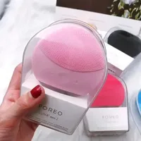 mini2 facial silicone facial cleansing brush,foreoing real LOGO, USB charging, waterproof, level 8