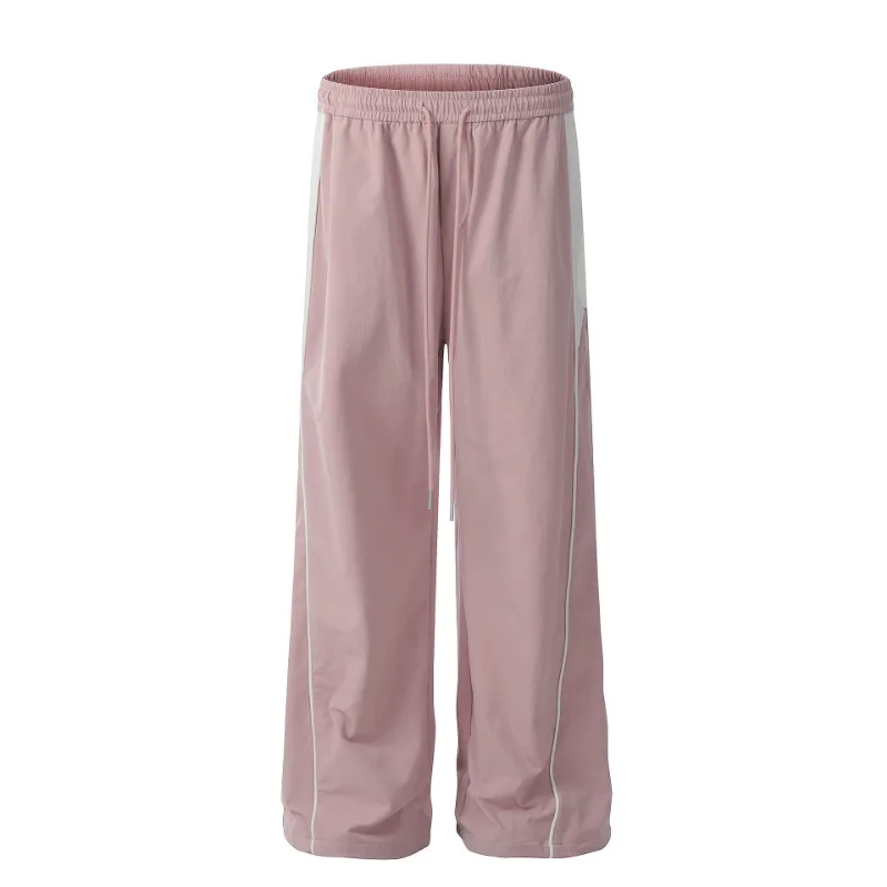OR FL Autumn Thin Style Stripes Casual Pants Trendy Brand Sports Windbreaker Pants Design Sense American style Slacks Trousers