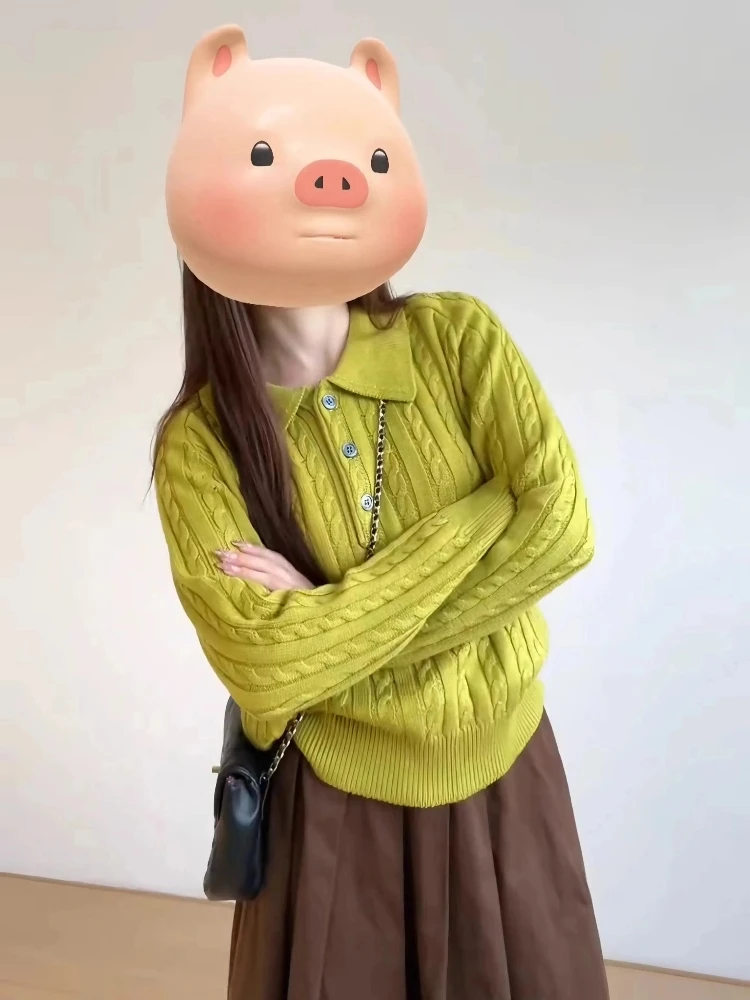 فضفاض محبوك طويل Sve Ne Base irt المرأة الخريف الشتاء تصميم الشعور الكورية lectual Sle الأعلى