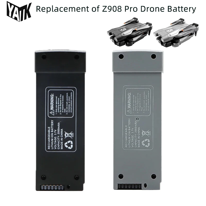 

Replacement of Z908 Pro Drone Battery Rechargeable Lipo Flight Batteries for DJI Z908Pro RC Quadcopter Parts Mini Accessories