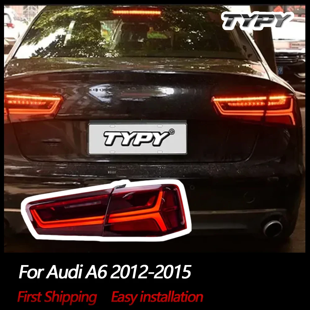 

Car Lights LED Taillights Assembly For Audi A6 2012-2015 Rear Tail Lights Sequential Turn Signal