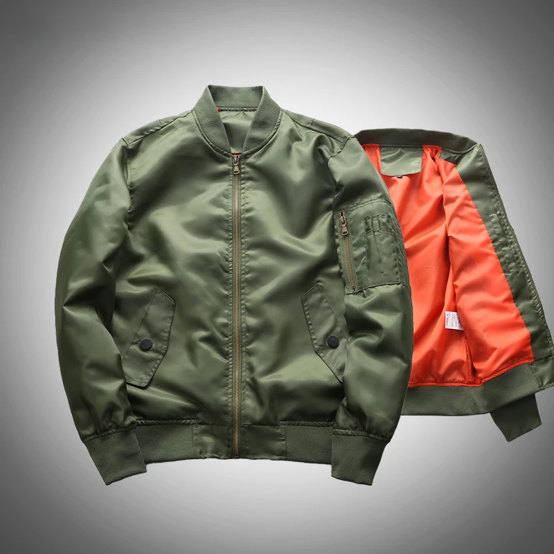 

Men's Color Baseball Jaet Casual Stand Collar ort Sve V-Ne Youth Faion Autumn Wear Seven-Foot Sve Length