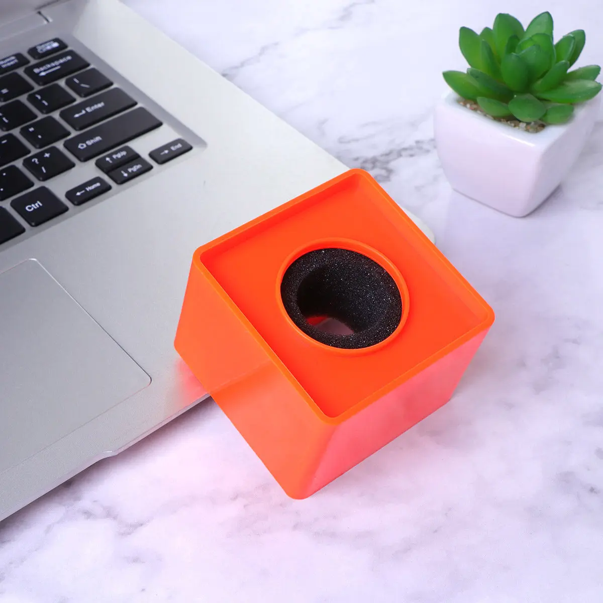 Mic Logo Station Heavy Duty ABS Construction for Reporters Interview Setup Large Visible Logo Space Portable Design Square