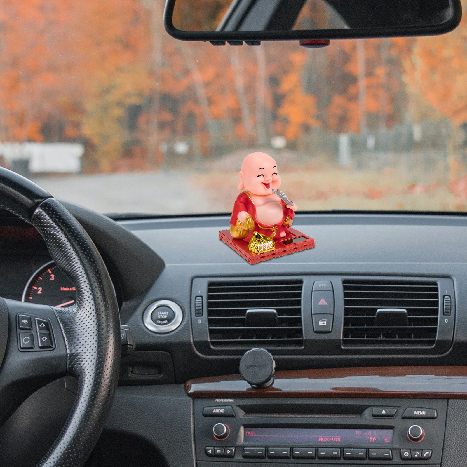 

Powered Nodding Maitreya Buddha Desktop Maitreya Buddha Ornament Decoration Chinese Style Sculpture For Home Car Ornament