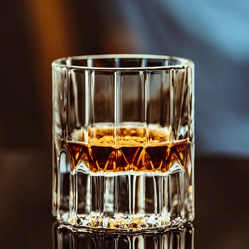 Elegant Creative Whiskey Glass Star Ray Cup New Model Premium Feeling Light Luxury Japanese Style Ordinary Glass Beer Cup