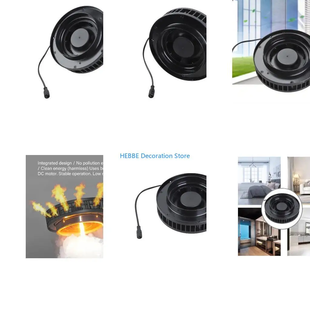 

B0KC Ventilation Exhaust Fan Blower Quiet Operation 12V Use For Plant Growing Area