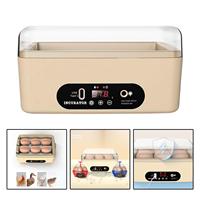 Mini Egg Incubator Automatic Intelligent Egg Hatcher Machine Digital Poultry Small Egg Hatcher Machine for Birds Goose Chicken