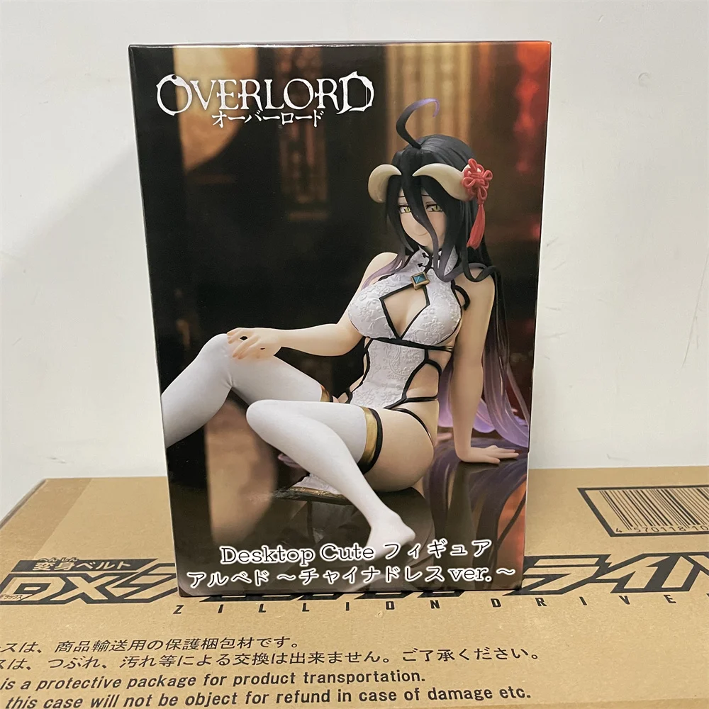 TAITO Original Anime Figure Taito Overlord Albedo Action Figurine PVC Model Toys Collector Doll 13CM