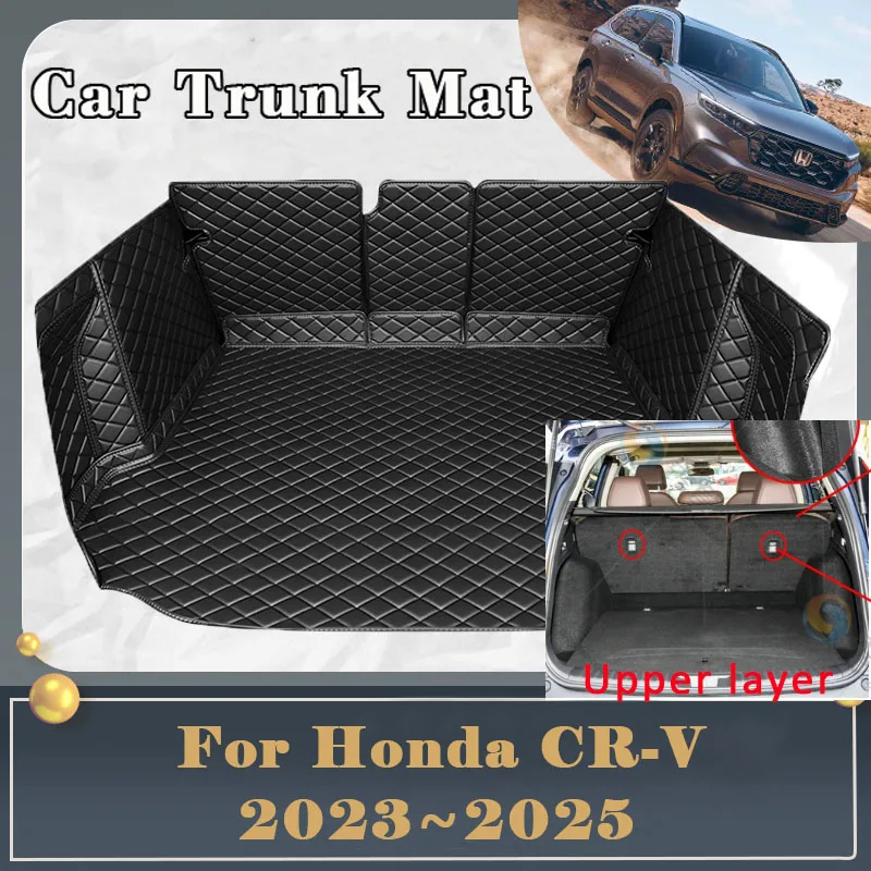 

Car Trunk Mat For Honda CR-V CRV CR V 2023 2024 2025 Dirt-resistant Fully Surrounded Trunk Mat Rear Cargo Tray Car Accessories