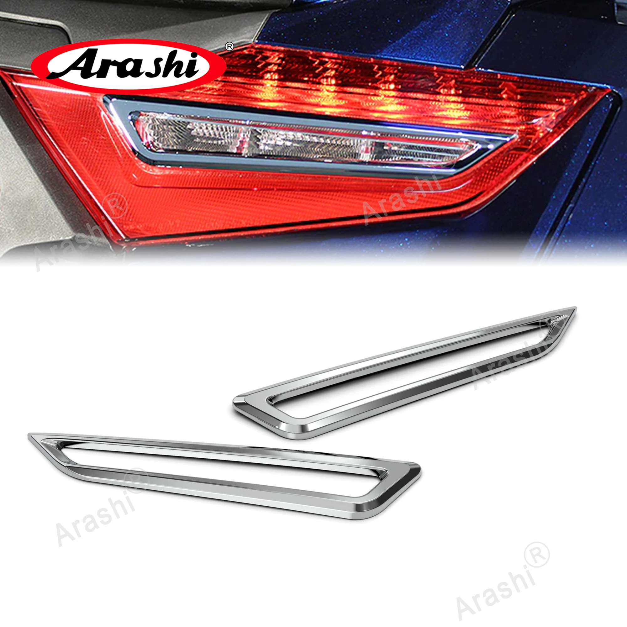 ARASHI Gold Wing Tail Light Trim Frame For HONDA Goldwing Gen3 2018 2019 2020 2021 2022 2023 GL1800 GL 1800 Decorative