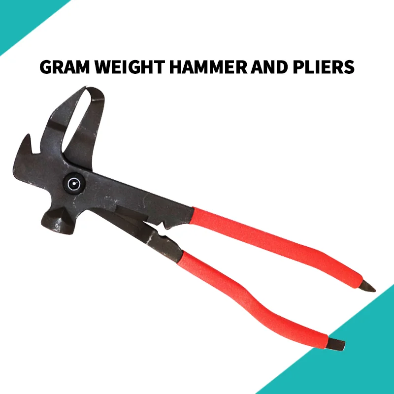 

Factory price car motorcycle wheel repair tool weight balancer knock clamp tire hammer pliers