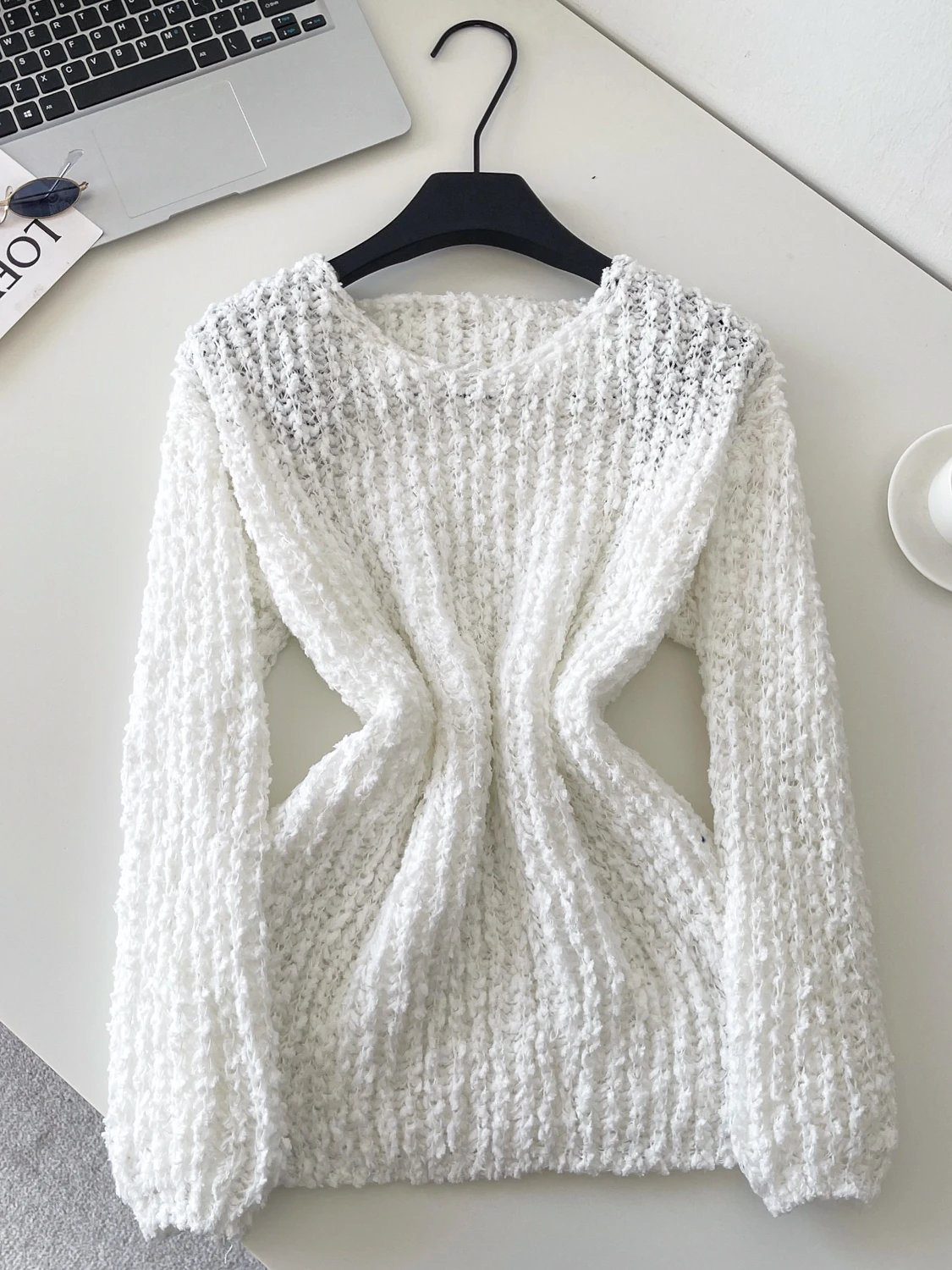 تنوعا طويلة Sve V-Ne تريكو المرأة Faionable سليم صالح Ele Sle شتاء جديد وصول قمة للفتيات الصغيرات #2