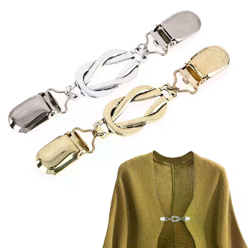 Sweater Cardigan Clip Duck-mouth Pin Brooch Clothing Decor Jewelry Fashionable Style For Women Party Wear