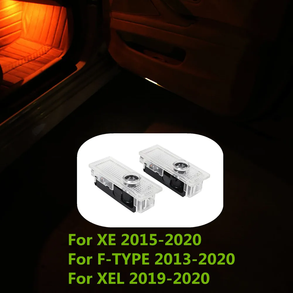 

2X For Jaguar XE 2015 - 2020 2019 F-TYPE FTYPE F TYPE XEL LED Car Door Interior Courtesy Ghost Shadow Welcome Light Accessories
