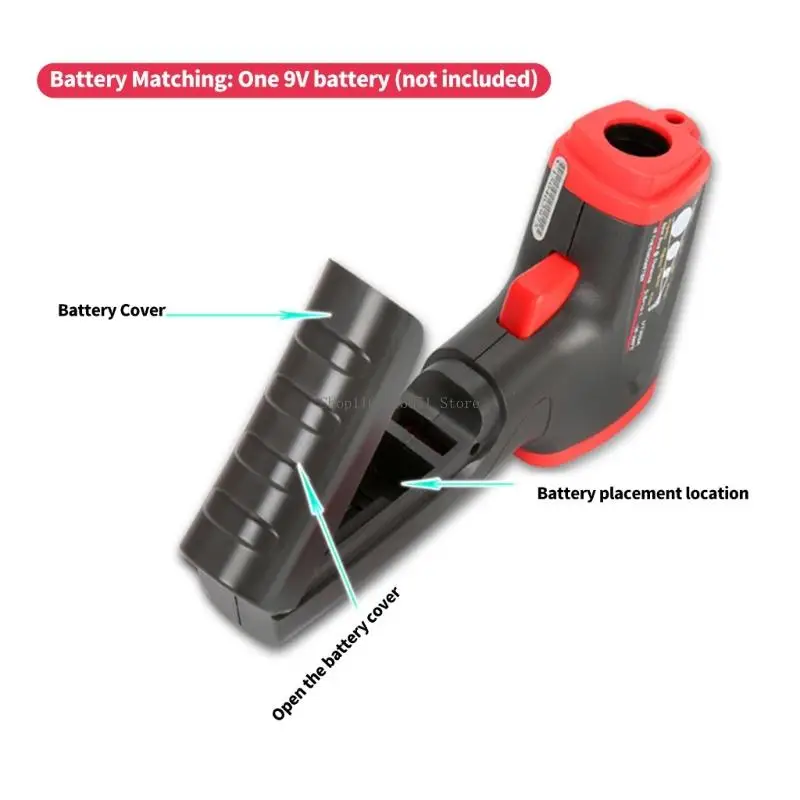

IR Thermometers IR Temperature Meter -32℃～400℃ /-25.6℉～752℉ for Cooking, Oven and