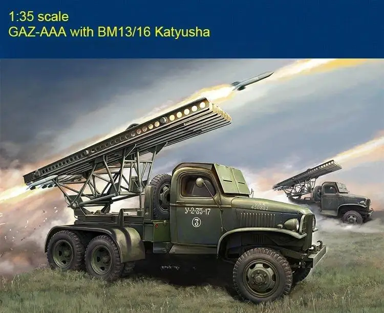 HOBBYBOSS 84572 1/35 Scale ZTL-11 GAZ-AAA with BM13/16 Katyusha Plastic Model Kit