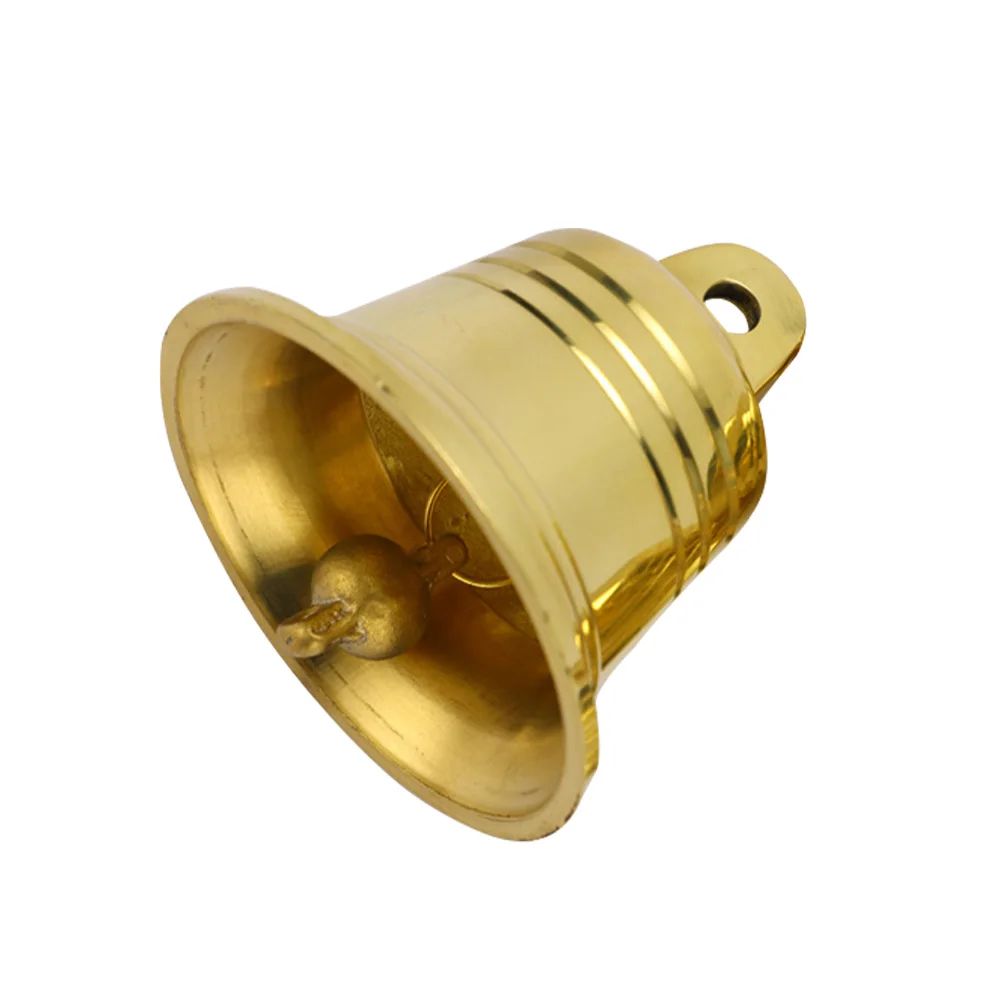 

Copper Bell Pendant 1.5inch Golden Decorative Hanging Accessories for Home Bedroom Study Wind Chime Doorbell Car Ornament