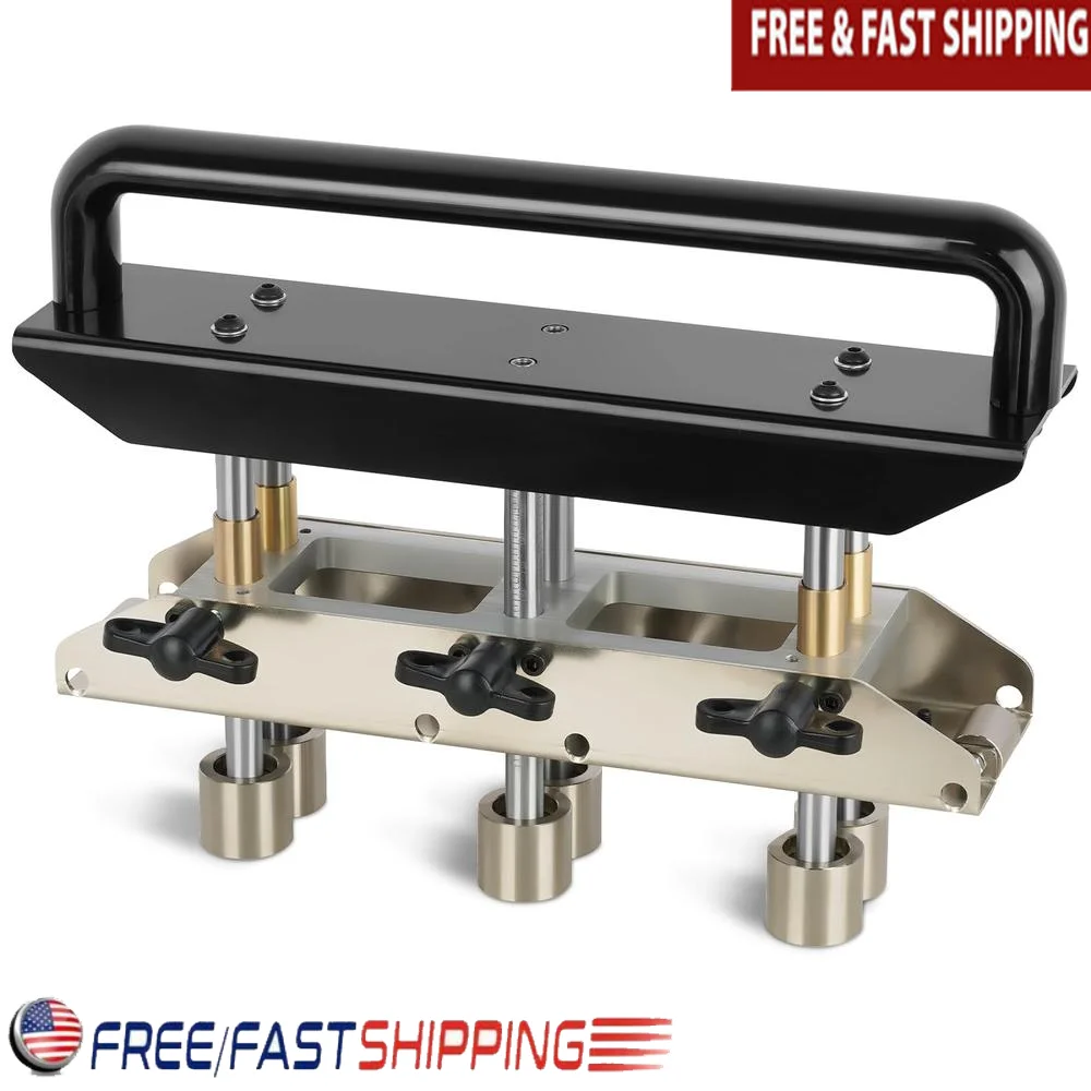 Freno doblador de rodillos con borde metálico de tres estaciones 0-90 ° Ángulo de flexión calibre 29-22 Kit de fabricación ajustable de acero herramienta de doblado para techos