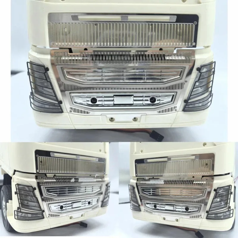 Copertura di aspirazione aria simulata in metallo decorare per 1/14 Tamiya RC camion rimorchio 56362 56375 56360 FH16 parti di automobili fai da te