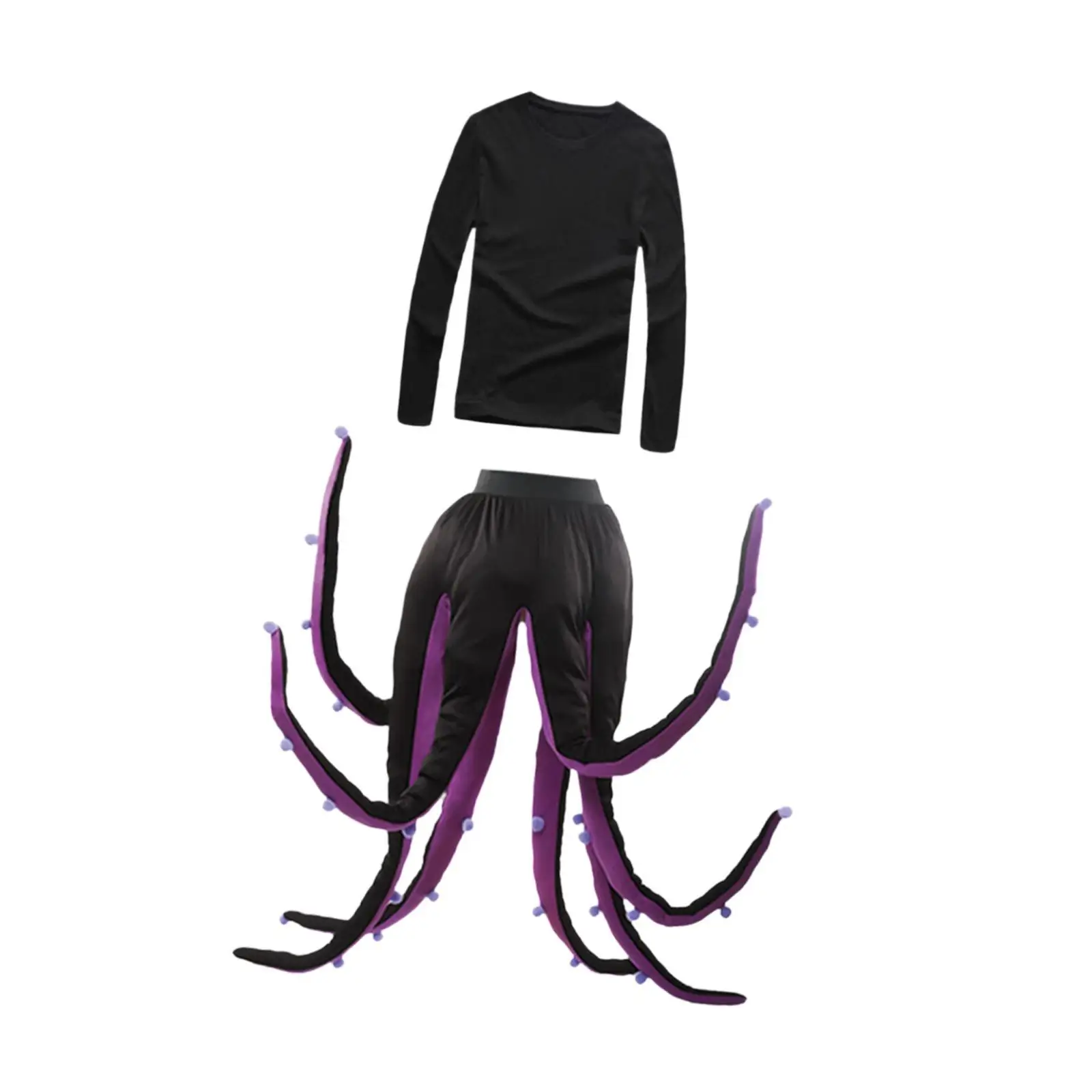 Octopus Costume Novelty Animal Cosplay Costume for Men Women Role Play