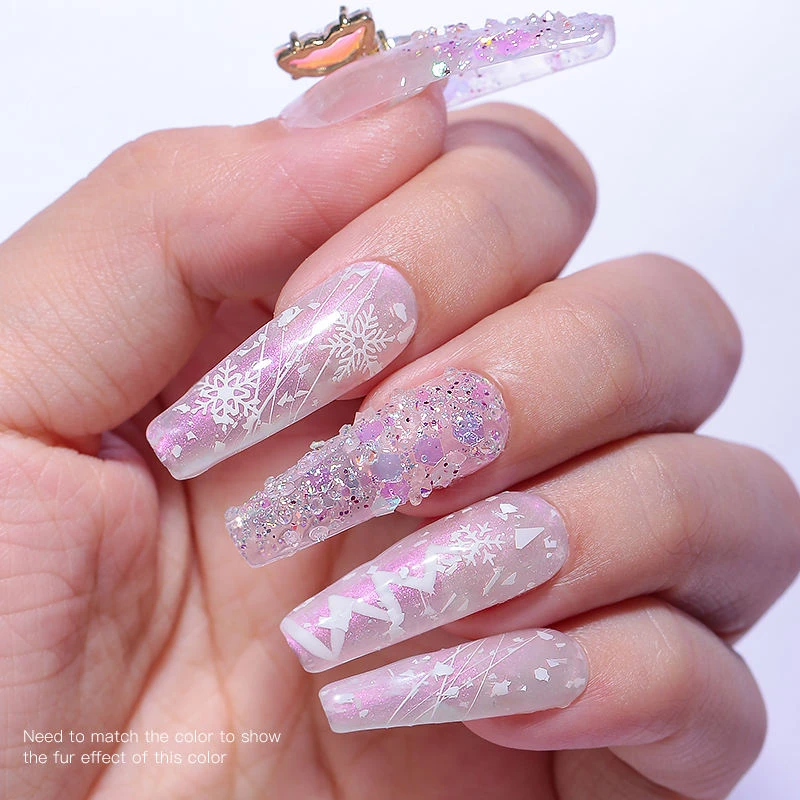 JTING 1 قطعة 15 مللي عالية تألق جودة عالية لامعة ماتي الثلوج معطف فوقي Uv/led جيل للأظافر البولندية #5