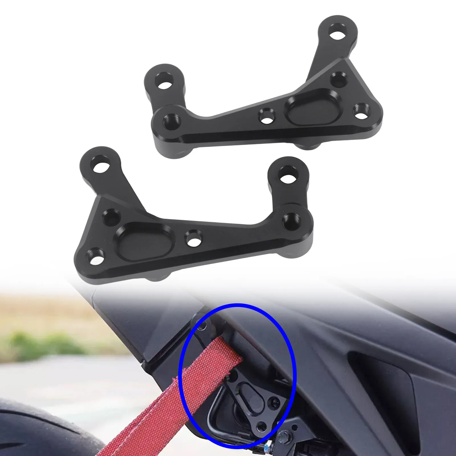 

For Honda CBR1000RR 2008-2014 2015 2016 Motorcycle Street Hooks Transport Fixing Tool 1Pair