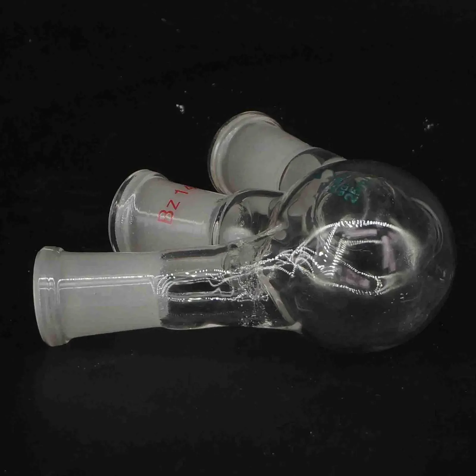 25ml 14/23 Central Branch Joint Borosilicate Glass 3 Necks Flask Round Bottom Laboratory